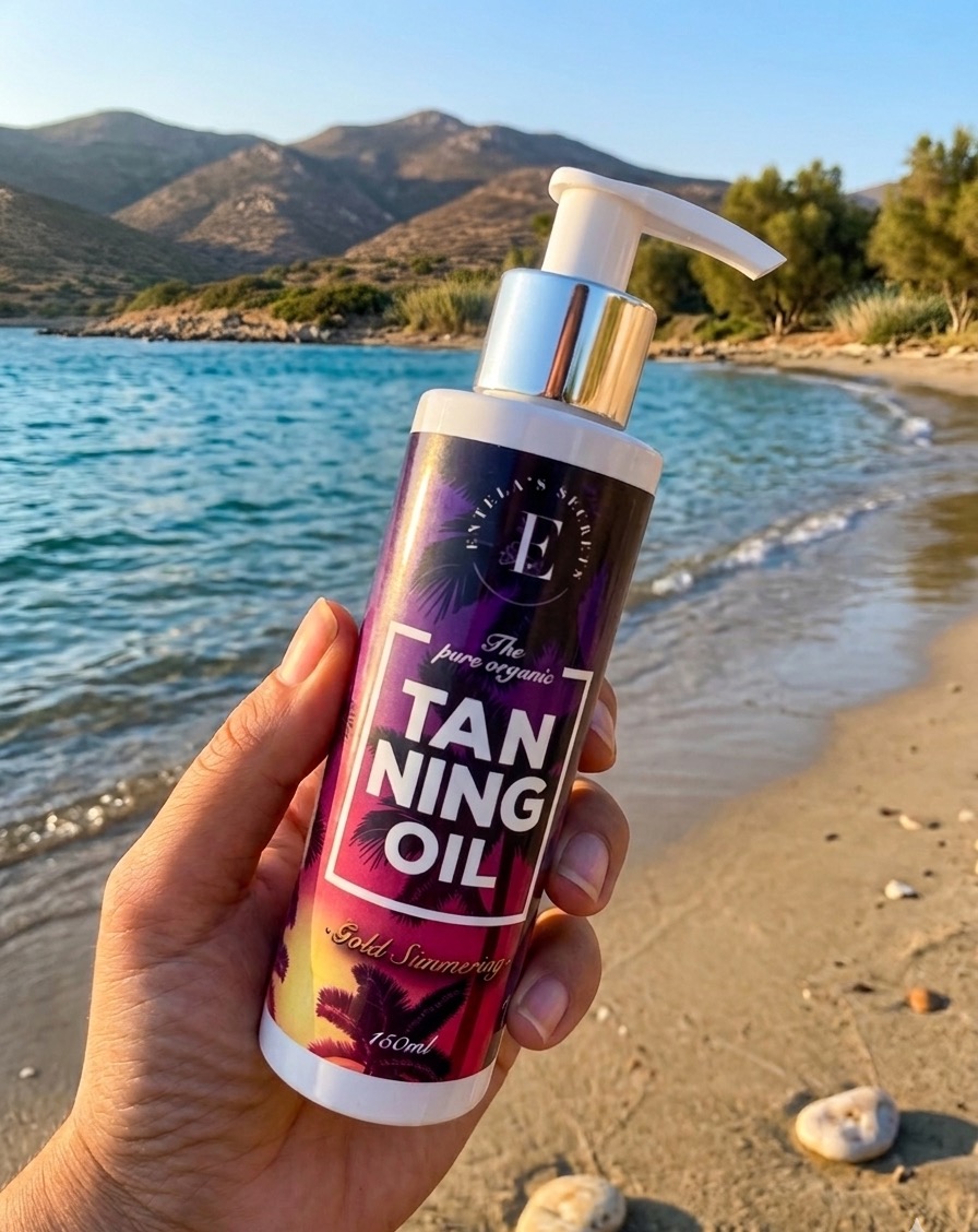 IMG_7478 TANNING OIL- GOLD SHIMMERING - Image 1