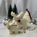 REINDEER CANDLE SET