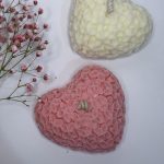 CANDLE FLORAL HEART
