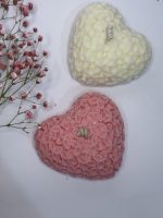 CANDLE FLORAL HEART