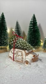 GIFT BOX- MINI COOPER JAR & CANDLE TREE